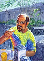 Breakfast In Nawlins (self portrait)
